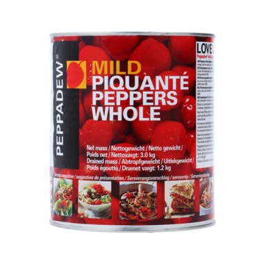 PEPPADEW MILD HEEL 3kg/BLIK